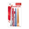 ANNIE PLASTIC SECTION CLIP 4.6â€³ 4 CT ASSORTED COLOR #3132 (12 Pack)