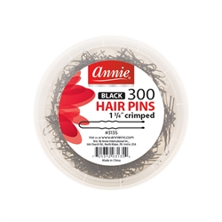 ANNIE HAIR PINS 1-3/4â€³ 300 CT BLACK #3135 (12 Pack)