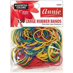 Annie Rubber Bands L 150Ct Asst Colors#3150(DZ)