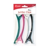ANNIE JUMBO CLIPS 4 CT ASSORTED COLOR #3183 (12 Pack)
