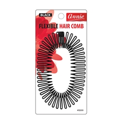 ANNIE FLEXIBLE HAIR COMB BLACK #3200 (DZ)