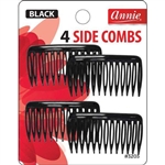 Annie Side Combs Small 4Ct Black9(DZ)