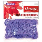 Annie Rubber Bands 300Ct Purple#3218(DZ)