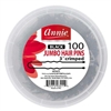 Annie Jumbo Hair Pins 3In Black Crimped 100ct#3411(DZ)