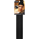 Annie Velcro Wig Band 4.5cm Silicone Grip Black#3447(DZ)