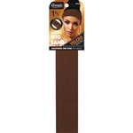Annie Velcro Wig Band 4.5cm Brown#3454(DZ)