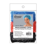 ANNIE PROCESSING CAP 10 PC ASSORTED COLOR XL #3553 (12 Pack)