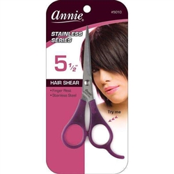 Annie Professional Stainless Shears Hair Shears 5.5" Asst Color#5010(EA)