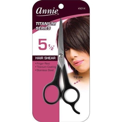 Annie Professional Stainless Hair Shears 5.5 Inch Titanium Coat#5014(EA)