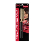 ANNIE HOT & HOTTER STRAIGHTENING COMB #5504 (MEDIUM DOUBLE SIDED TEETH)