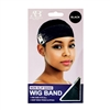 ANA BEAUTY NON SLIP VELVET WIG BAND BLACK #ABN0104BK (12 Pack)