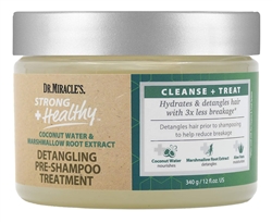 DR. MIRACLES STRONG+HEALTHY DETANGLING PRE-SHAMPOO TREATMENT 12 OZ