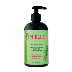 MIELLE ROSE/MINT STRENGTHENING LEAVE IN COND 12 OZ