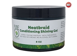 PURE O NAT NEAT BRAID CONDITIONING GEL 8 OZ