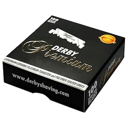 100 "Derby Premium" Single Edge Razor Blades for straight razor(pk)