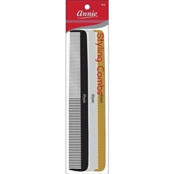 12 Annie Styling Comb 3Ct Asst Color