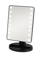 LED VANITY MIRROR: BLACK