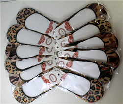 Women Girls Animal Print 1 Liner Socks - Footies Slipper Socks - 12 Pair