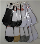 Women Girls Flower Liner Socks - Footies Slipper Socks - 12 Pair