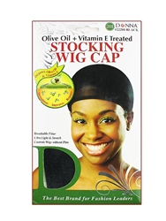 Donna Hair Treatment Stocking Wig Cap Black #22200