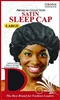 Donna Premium Collection Satin Sleep Cap Large #11010 BLACK (12 Pack)