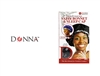 Donna 036 Premium Collection Satin Bonnet & Sleep Cap #22016 BLACK (12 Pack)