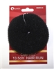 HAIR BUN 13CM BLACK 1DZ