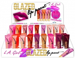 LA Glazed Lip Paint Display