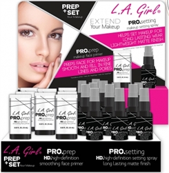 Pro Prep and Pro Setting Spray Promo Display