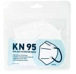 KN 95 FACE MASK (95% AIR FILTRATION) 10 CT/PK (10 Pack)