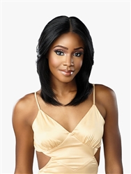 12A HD LACE HUMAN HAIR WIG STRAIGHT 16â€³