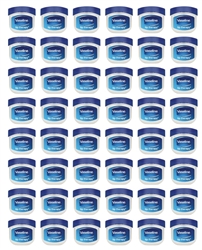 Vaseline Original Pure Skin Jelly, .25 Ounces, Counter Display (48 Pieces)
