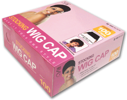 Wig cap black 100 piece BX #103