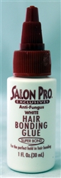 Salon pro white bonding glue 1oz (DZ)