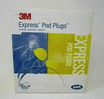 3M 321-2100 EXPRESS Uncorded, Blue Gripped Earplugs