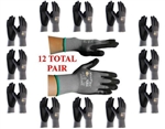 G-Tek MaxiFlex 34-874 PIP Seamless Knit Nylon Gloves - 12 Pairs