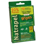 Natrapel 6095 Picaridin Insect Repellent Wipes - 12 Per Box