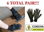 Cordova 6896C PU Ultimate Work Glove Polyurethane Palm Coating, 6 Pairs, S-2XL