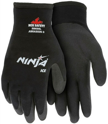 MCR Memphis N9690 Ninja Ice Cold Weather Insulated Work Gloves - Choose LG or XL