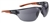 Bolle NESSPPSF Ness Plus Safety Glasses Sunglasses ANSI Z87+ - Smoke Lens