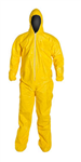 Dupont Tychem QC122S Disposable Chemical Resistant Coverall (Sizes: L-3XL)