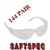 Clear Lens Wrap Around Safety Glasses - 144 Pair Lots - SAFTSPEC Eyewear