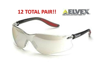 Elvex Xenon SG-14 I/O, Indoor / Outdoor Lens, Safety Glasses - 12 PAIR PACK