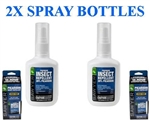 SAWYER SP544 Picaridin Insect Repellent 4oz Spray Mosquitos - 2 Pack