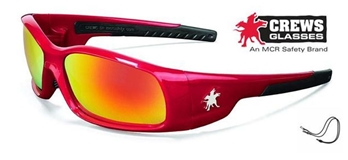 Crews Swagger SR13R With Red Fire Mirror Lens, Safety Cord Included