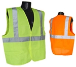 SV2-M Class 2 Mesh Reflective Traffic Vest With Velcro Closure