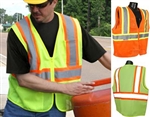 SV22-2ZGM  TT-MESH Class 2 ANSI Two Tone Mesh Safety Traffic Vest