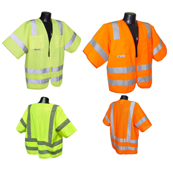 SV83 Standard Class 3 Mesh Traffic Safety Vest