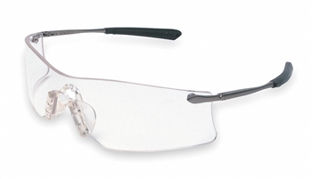 4110AF Clear Anti-Fog Lens Metal Frame Rubber Nosepiece Z87+ Safety Glasses