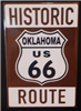 Rt 66 Brown Historic Shield Magnet (All 8 States)